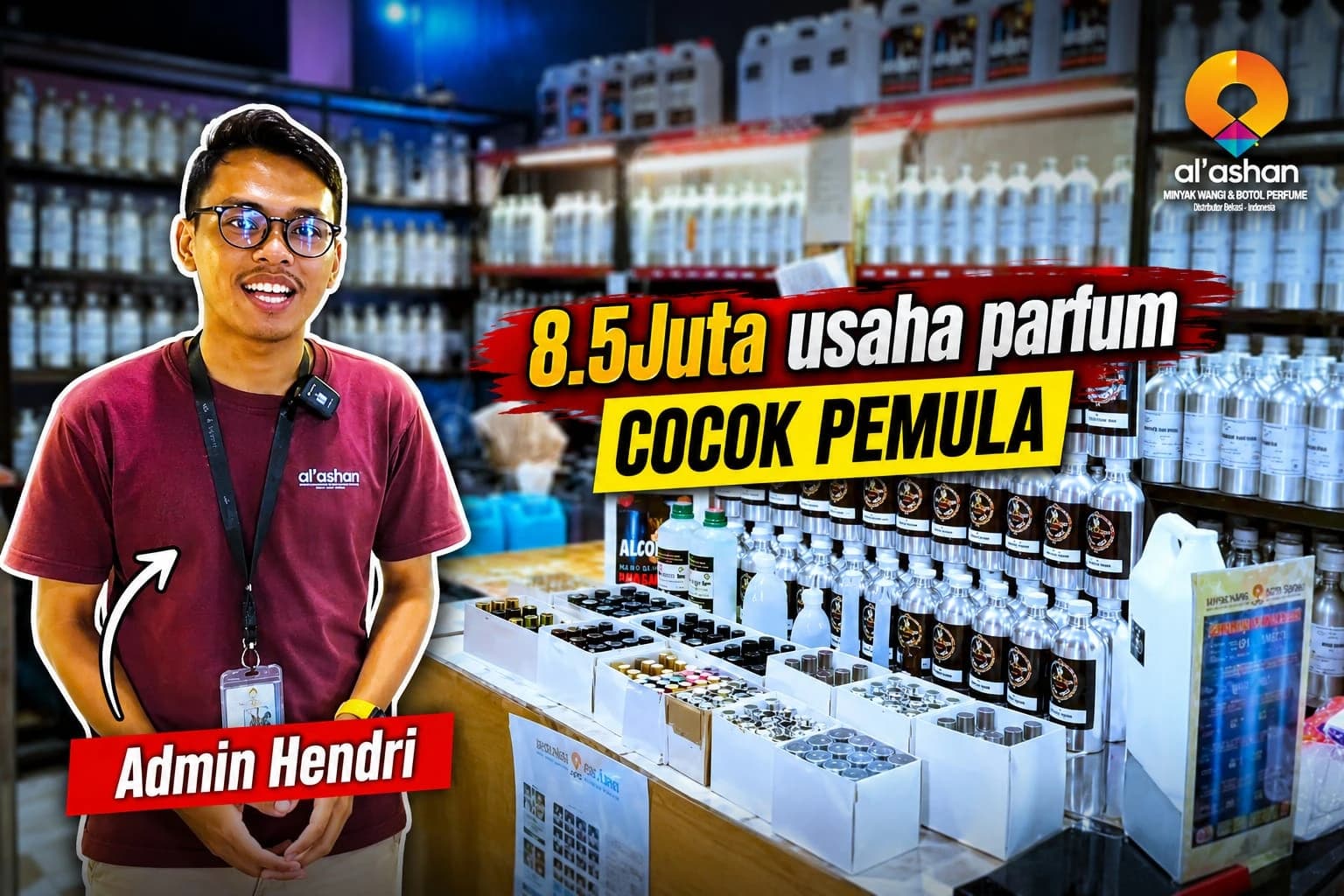Poster Paket Pemula 8,5 Juta β Ashar Grosir Parfum