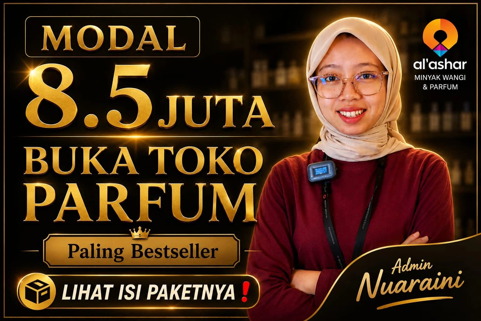 Poster Paket Premium 8,5 Juta β Ashar Grosir Parfum
